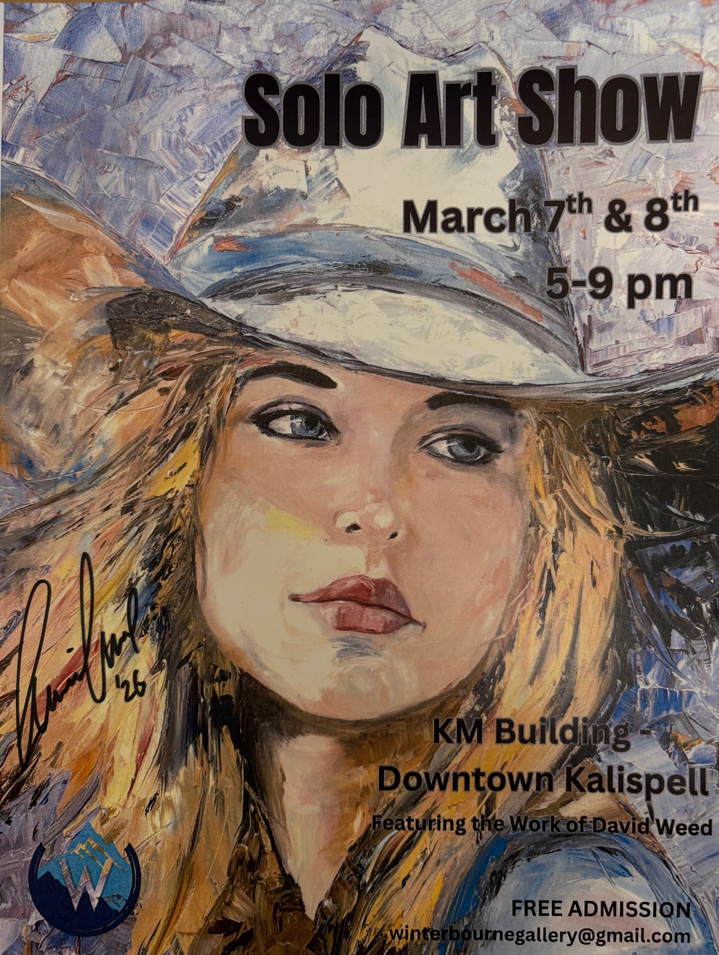 Signed 2026 Art Show Flyer